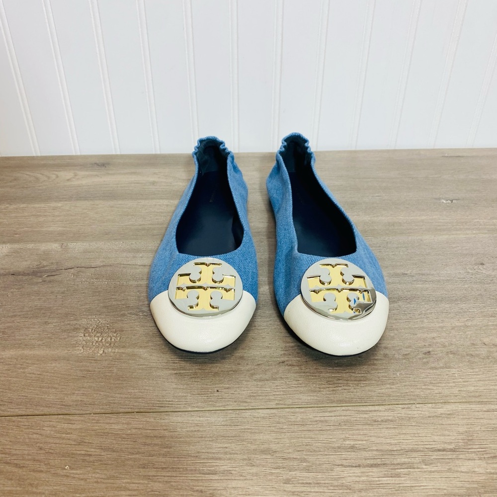 Brand new Tory Burch CAP-TOE BALLET flats size 10 no box - Picture 3 of 11
